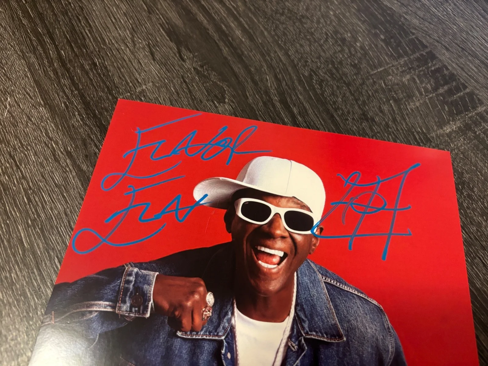 FLAVOR FLAV SIGNED 8X10 PHOTO RARE PUBLIC ENEMY FULL NAME SIGNATURE YEAH BOI!, изображение 2