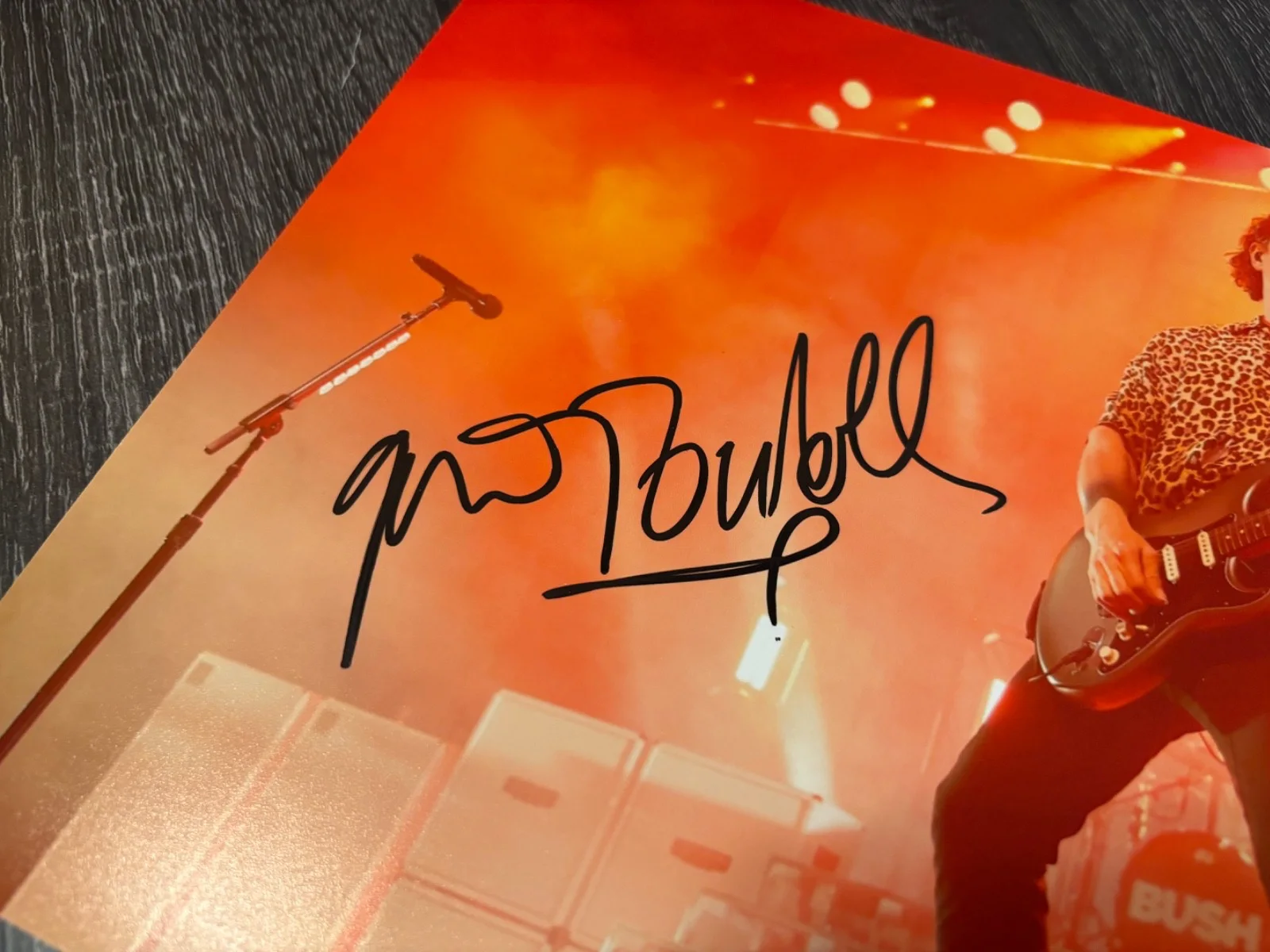 GAVIN ROSSDALE SIGNED AUTOGRAPHED 8X10 PHOTO RARE BUSH IN PERSON SIXTEEN STONE, изображение 2