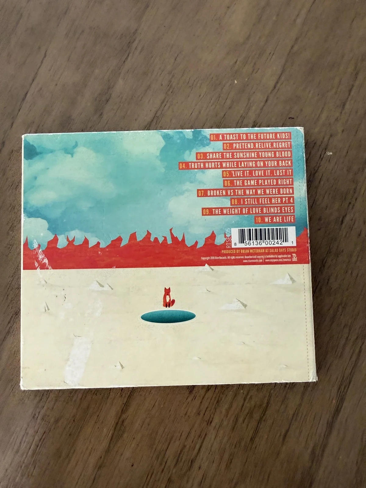 Emarosa Self-Titled Album and Signed Poster by Jonny Craig, image 3