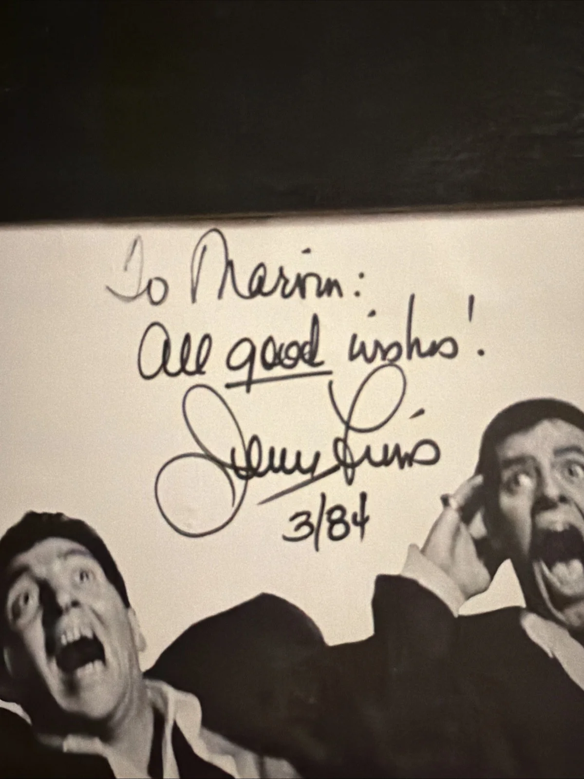 Dean Martin & Jerry Lewis Dual Signed 10x12 Magazine Page – Vintage Autographs, изображение 3