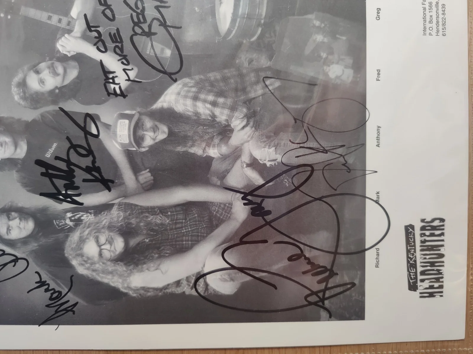 Kentucky Headhunters Autographed Promo Photo, изображение 5