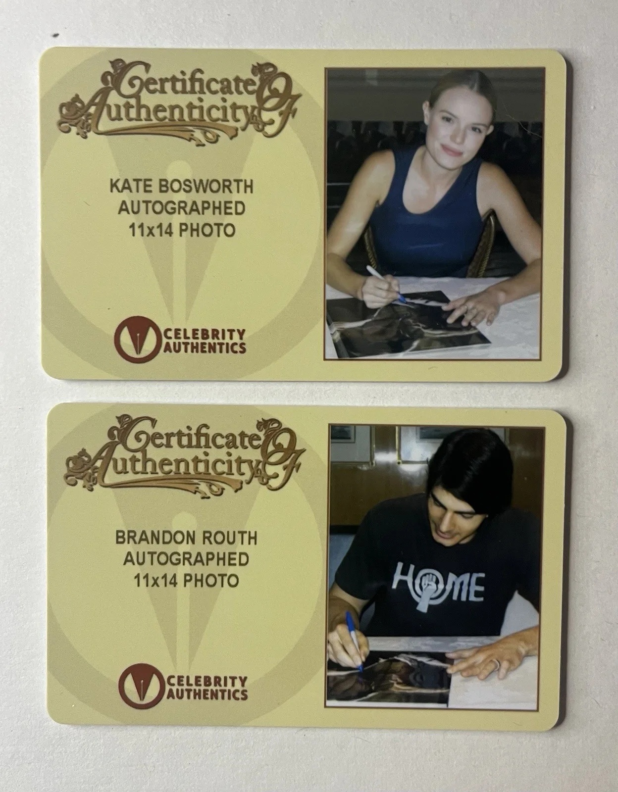 Kate Bosworth, Brandon Routh — Kate Bosworth & Brandon Routh Signed 11x14 Photo W/ Coa -Superman Returns-, изображение 2