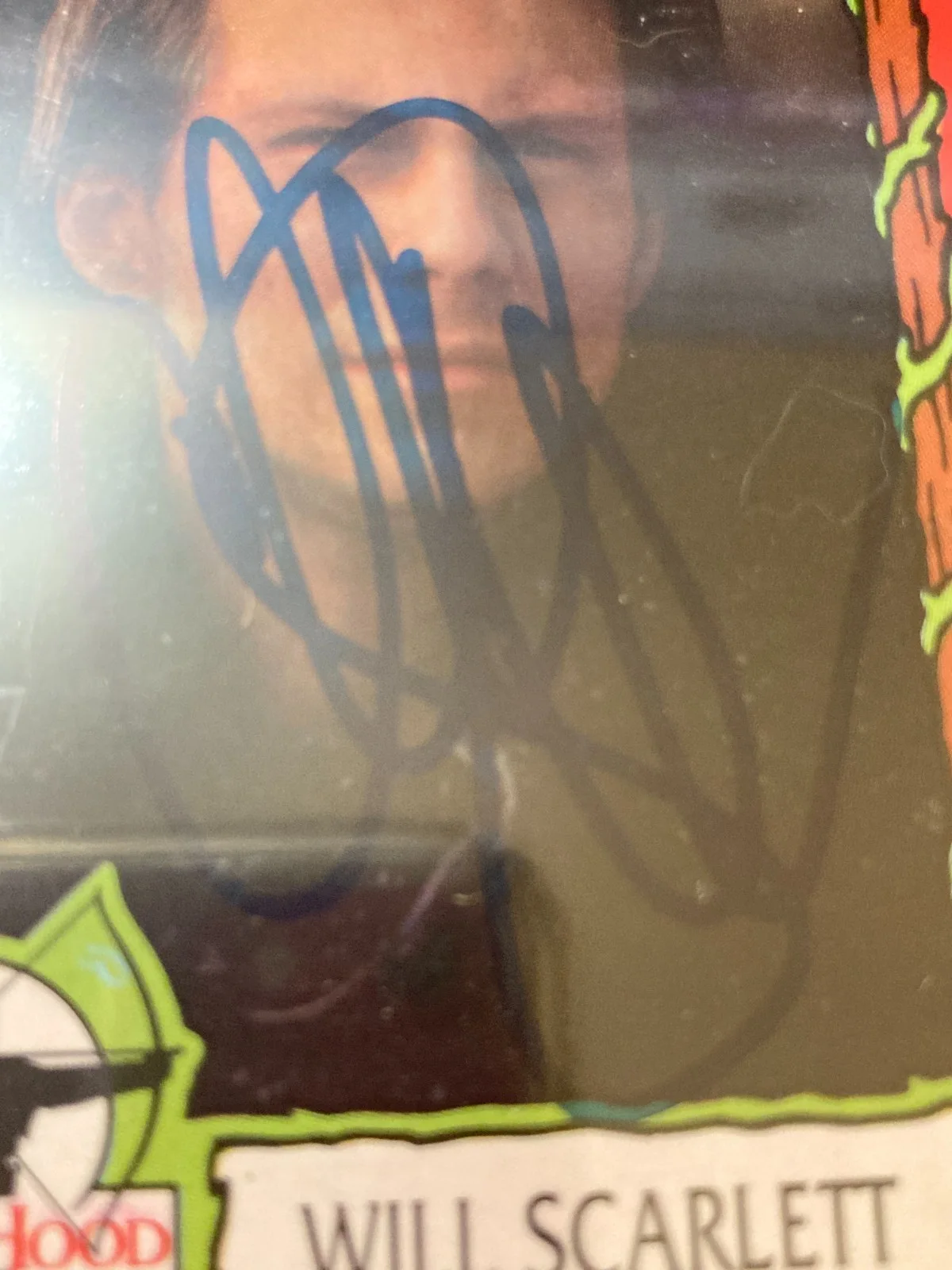 CHRISTIAN SLATER Signed Trading Card (Robin Hood) with COA, изображение 3
