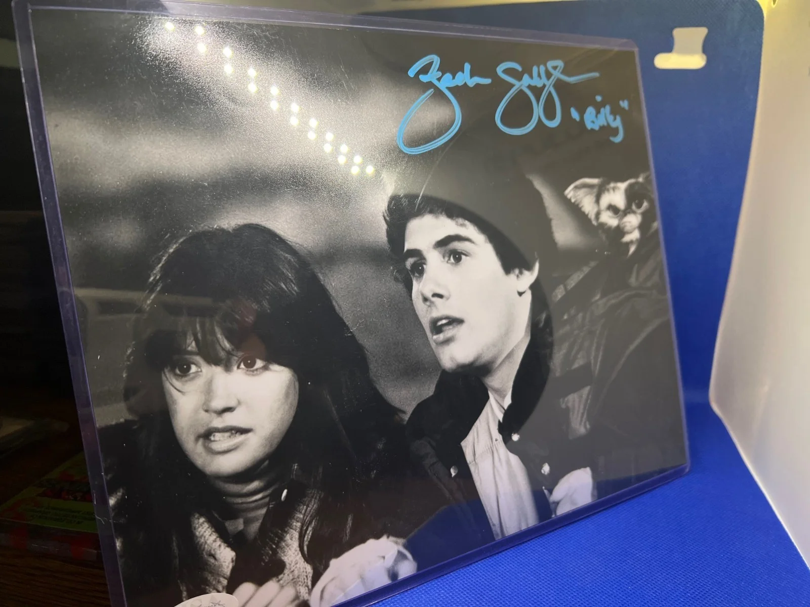 Zach Galligan — Zach Galligan auto signed 8x10 photo Gremlins JSA COA Rare Black and White