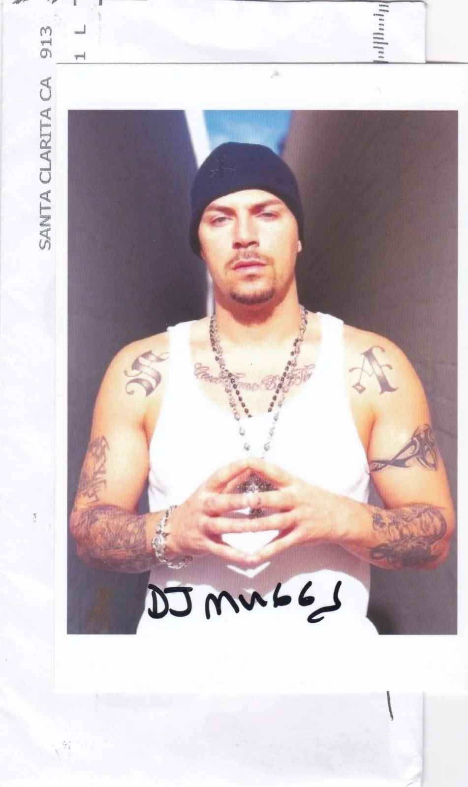 DJ MUGGS Signed 4X6 Photo Music CYPRESS HILL Autograph, изображение 2