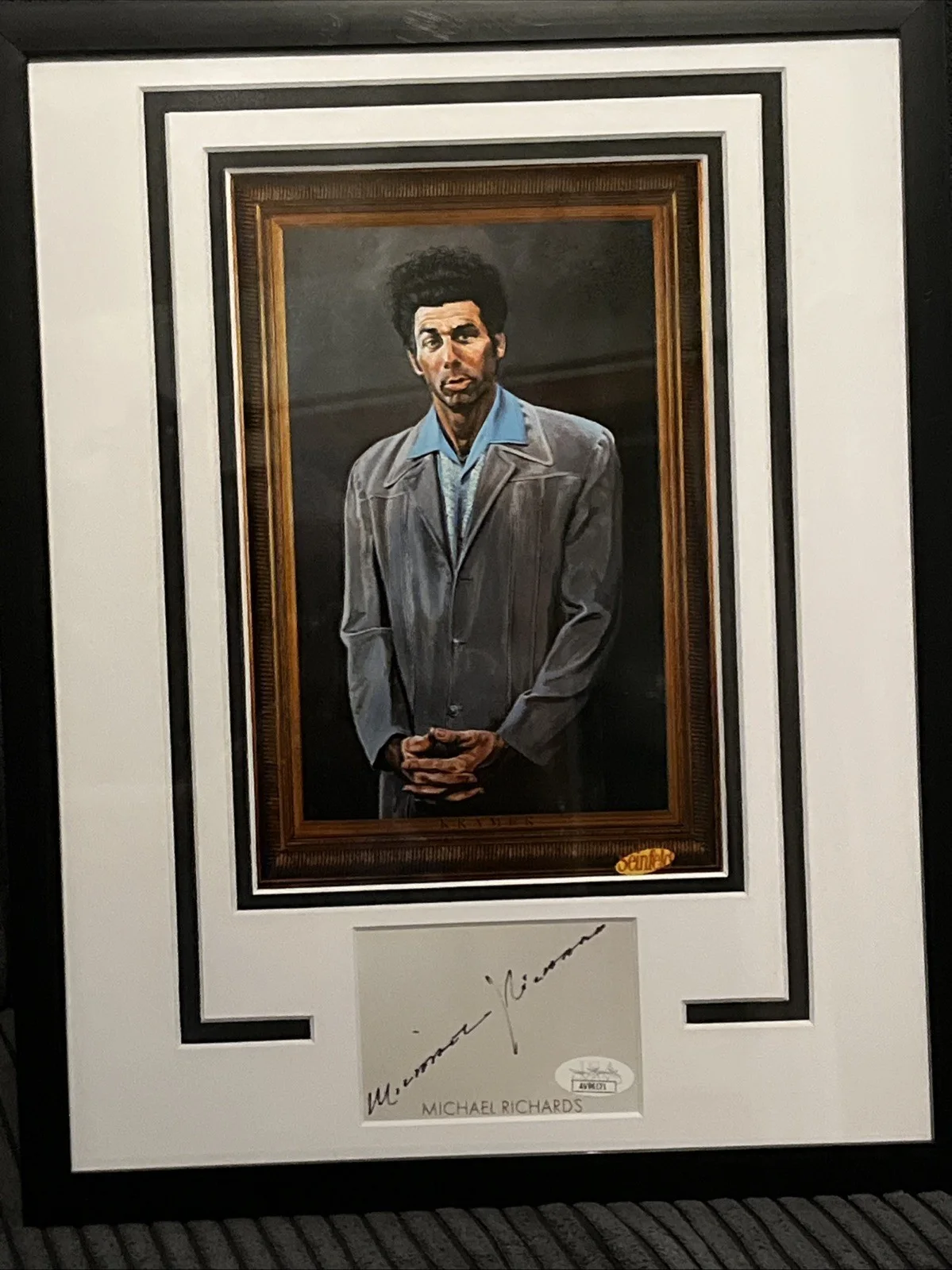 Michael Richards — Michael Richards "Seinfeld" AUTOGRAPH Signed 'Kramer' Framed 11x14 Display ACOA, image 5