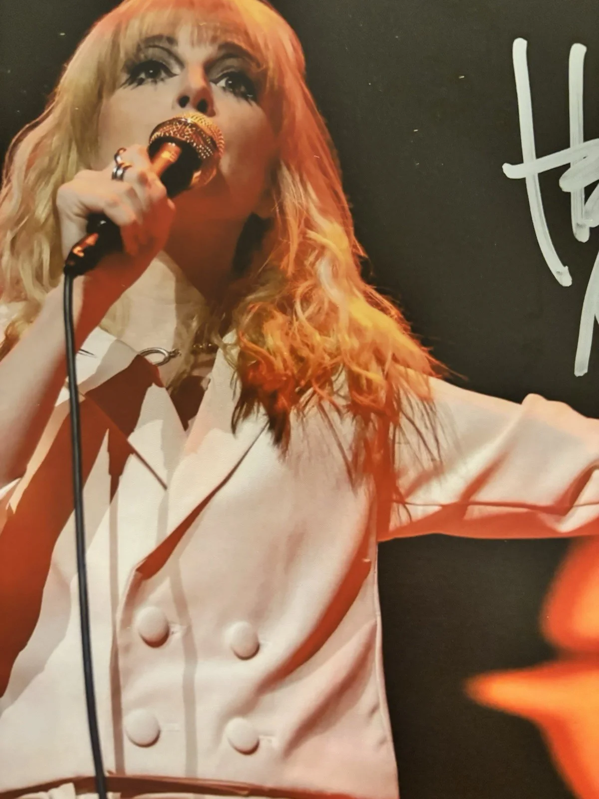 Hayley Williams /Sexy Singer Paramore White Top Signed Autograph 8x10 Photo COA, изображение 2