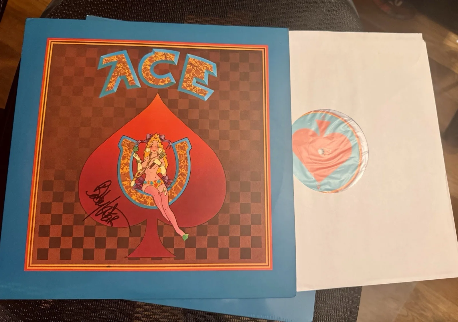 Signed Bob Weir “Ace” Vinyl Album. Mint Condition, Never Played., image 2
