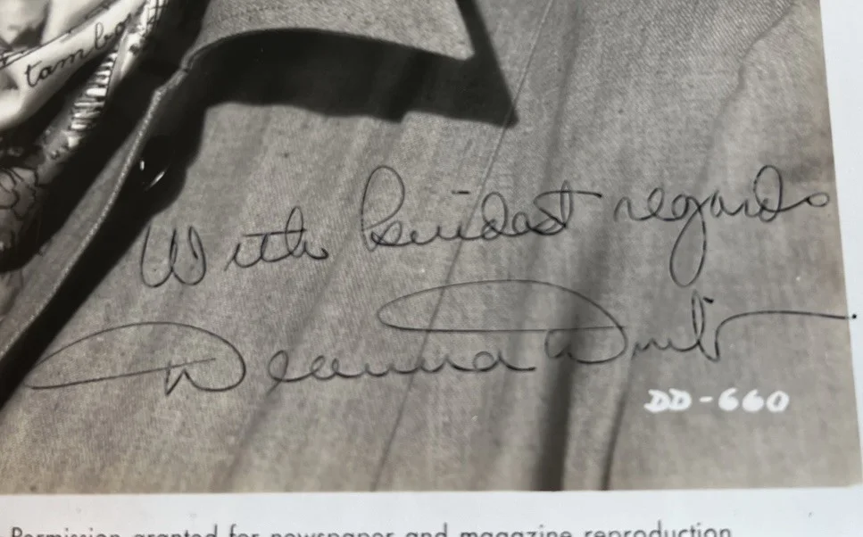 Deanna Durbin — Deanna Durbin Vintage 1947 Universal Studios Portrait Autographed Hollywood, изображение 2