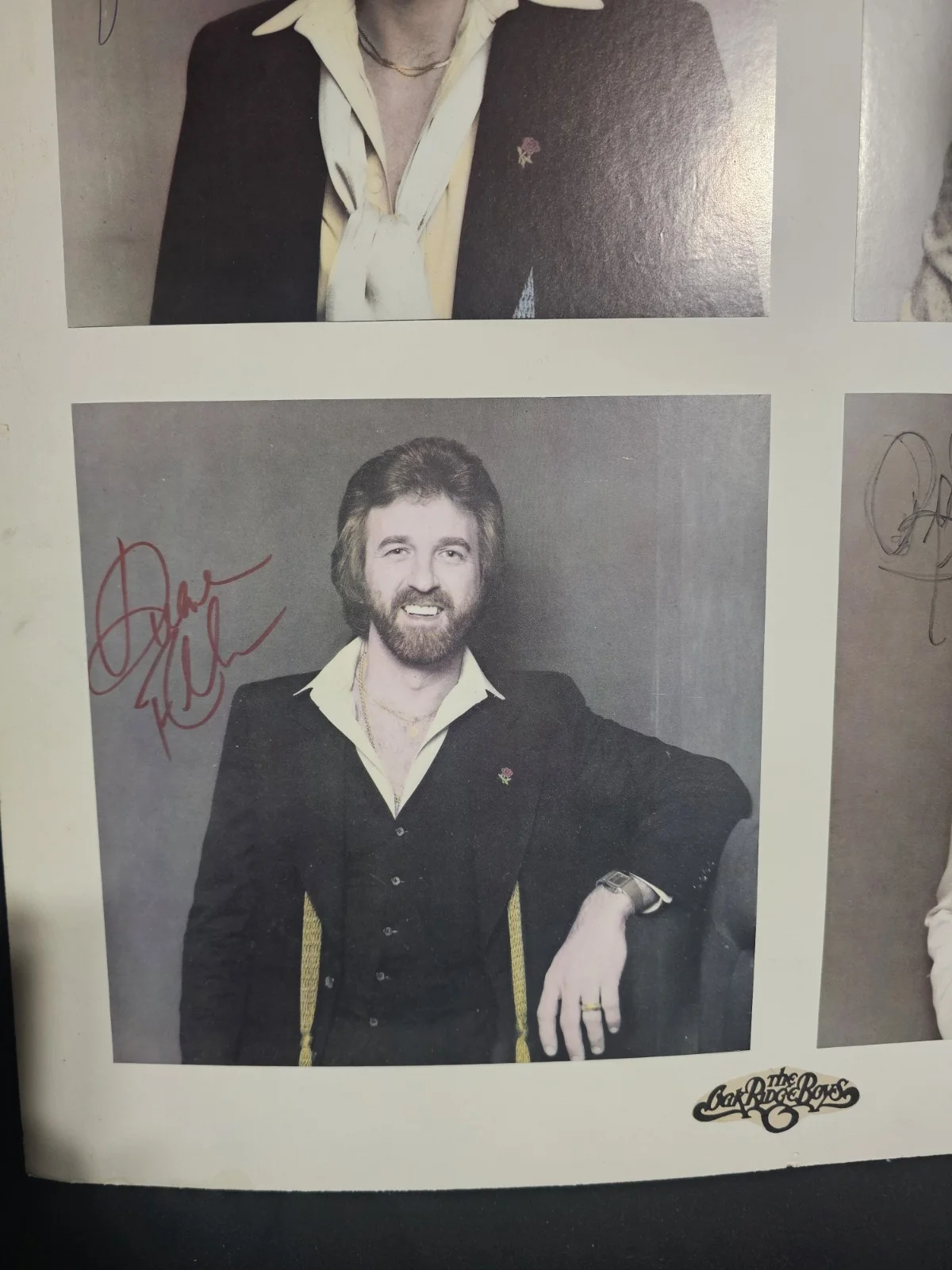 The Oak Ridge Boys Autograph Photos Collection Vintage Band On 23x23 Poster, изображение 2