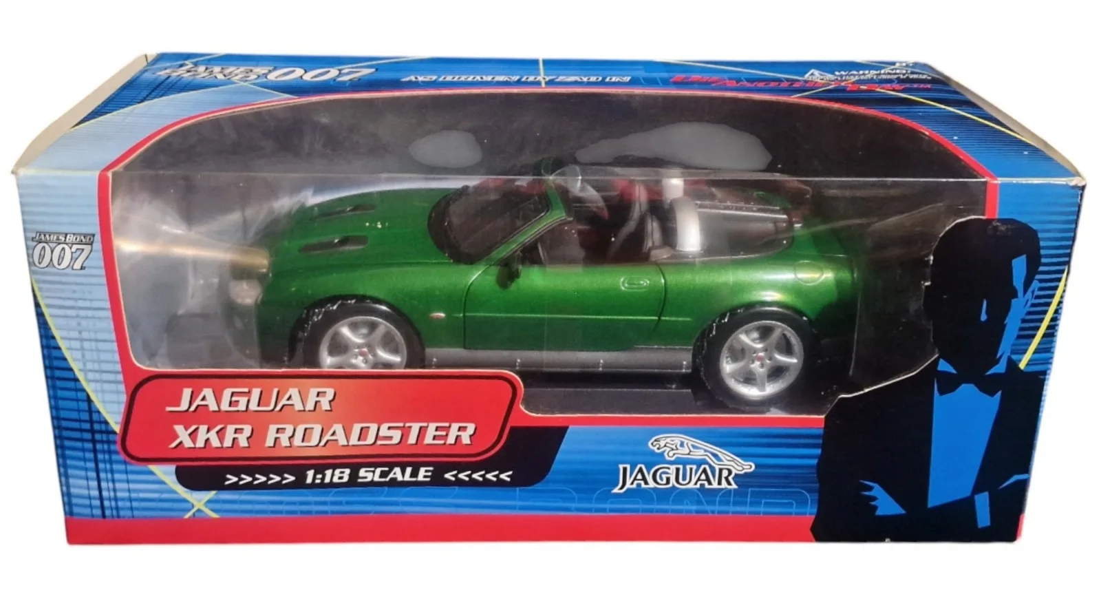 James Bond Jaguar XKR Roadster 1:18 scale model from the movie Die another day, изображение 2