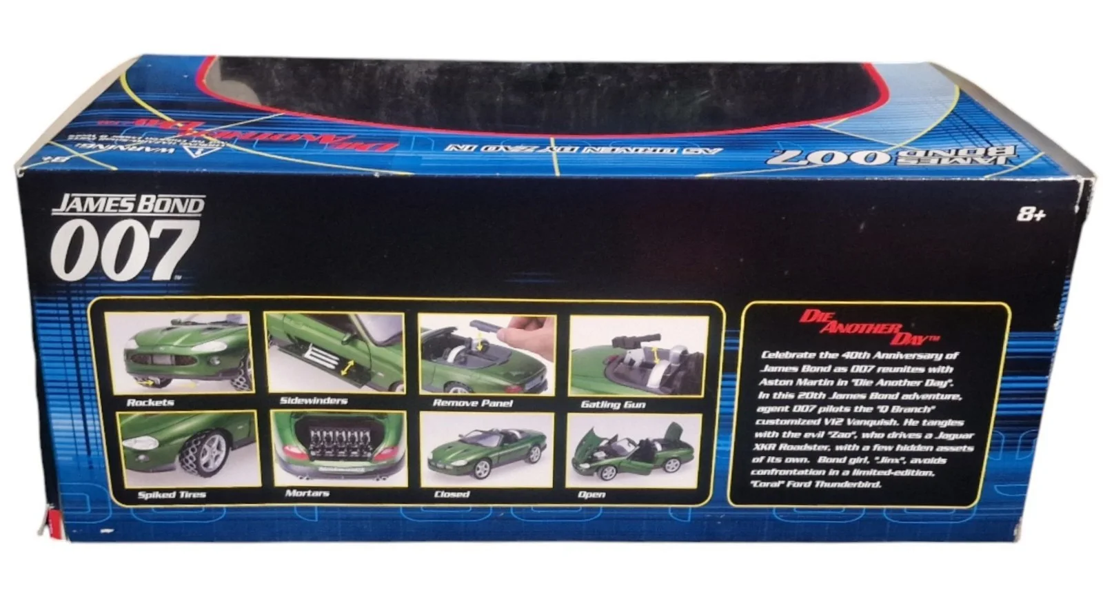 James Bond Jaguar XKR Roadster 1:18 scale model from the movie Die another day, изображение 4