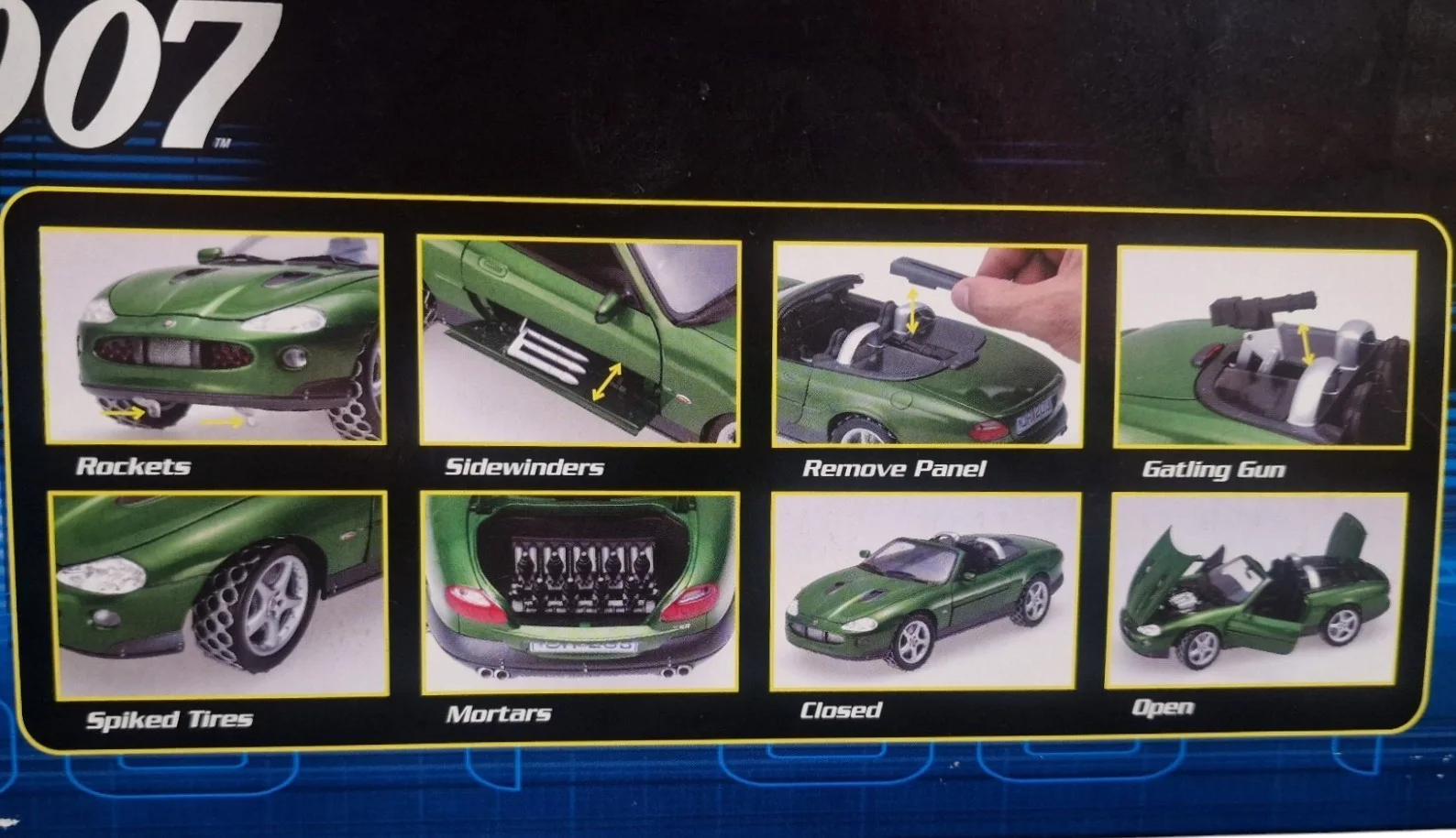 James Bond Jaguar XKR Roadster 1:18 scale model from the movie Die another day, изображение 5