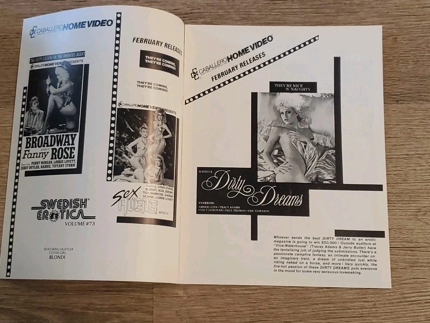Deep Throat II VIDEO ADULT FILM VHS MOVIE CATALOG DVI BC1, изображение 2