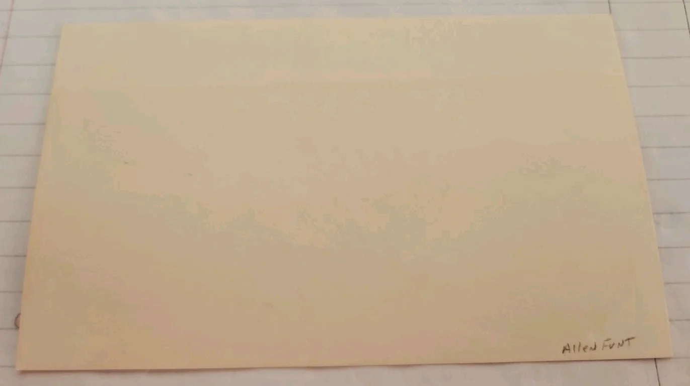 allen funt — Allen Funt Signed 3x5 Index Card Candid Camera, image 3