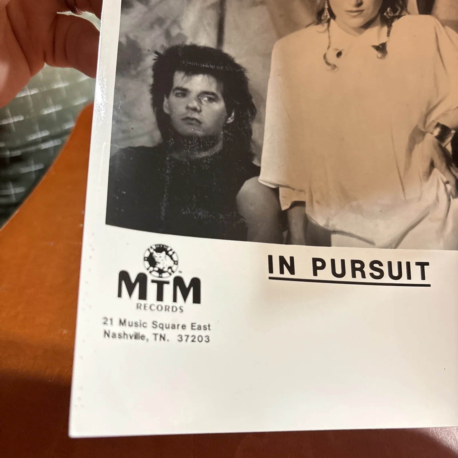 In Pursuit Band Autographed Promo 8x10 Photo Decade Pittsburgh Venue, image 2