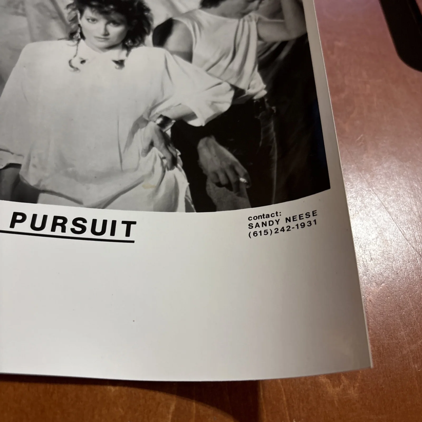 In Pursuit Band Autographed Promo 8x10 Photo Decade Pittsburgh Venue, image 4