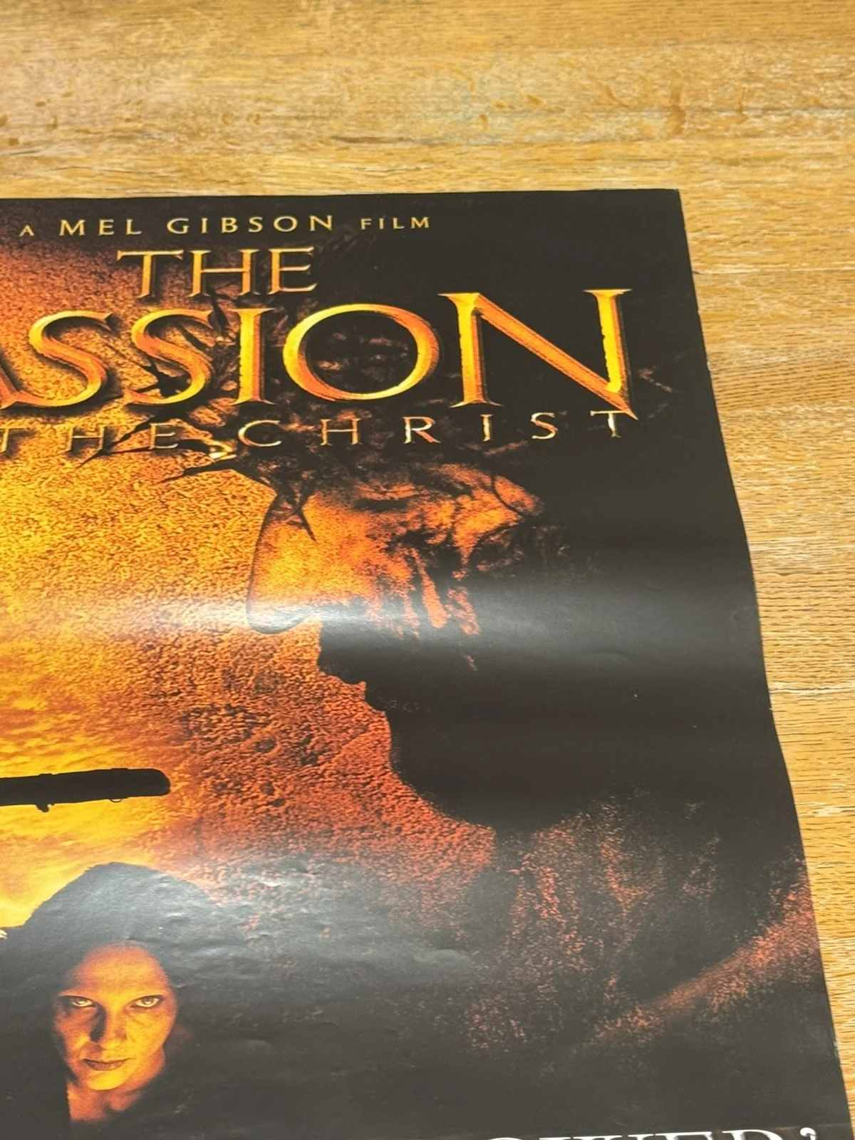 The Passion of the Christ (2004) Original Video Shop Promo Poster - A2 - RARE, изображение 3