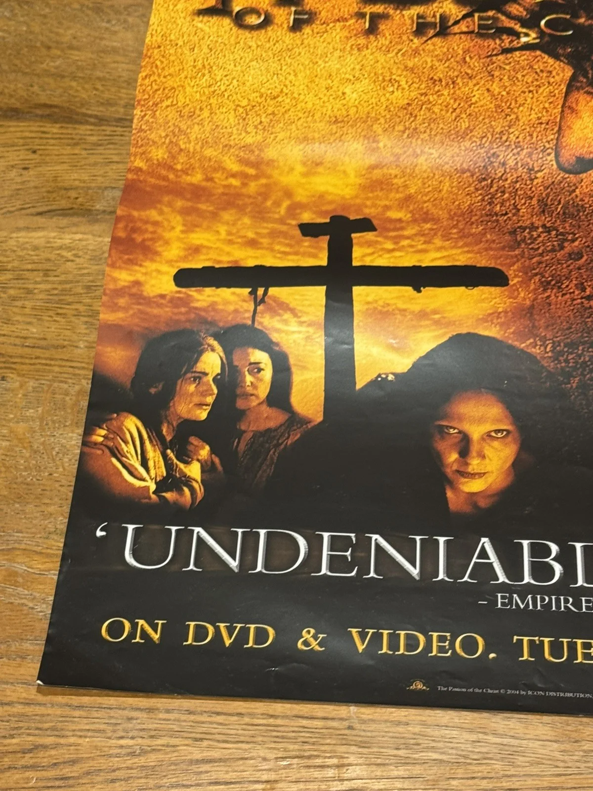 The Passion of the Christ (2004) Original Video Shop Promo Poster - A2 - RARE, изображение 5