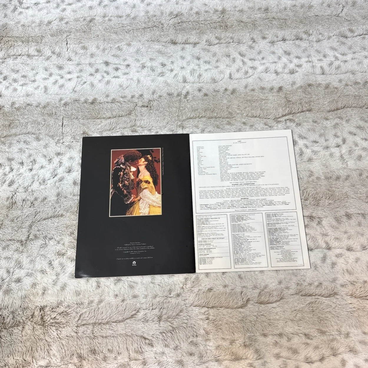 "BEAUTY AND THE BEAST" ORIGINAL SOUVENIR BROADWAY PROGRAM W/ Ticket & T-Shirt, изображение 3