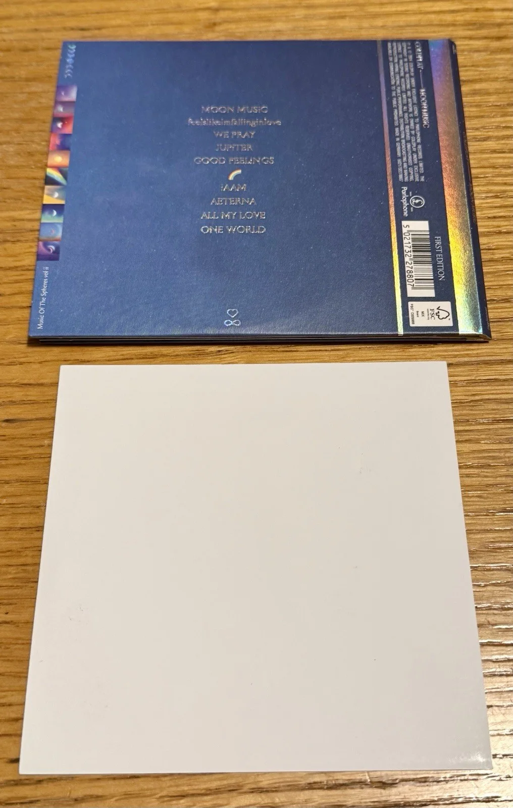 SIGNED COLDPLAY CD Moon Music Autographed Insert Brand New In Hand Chris Martin, image 2
