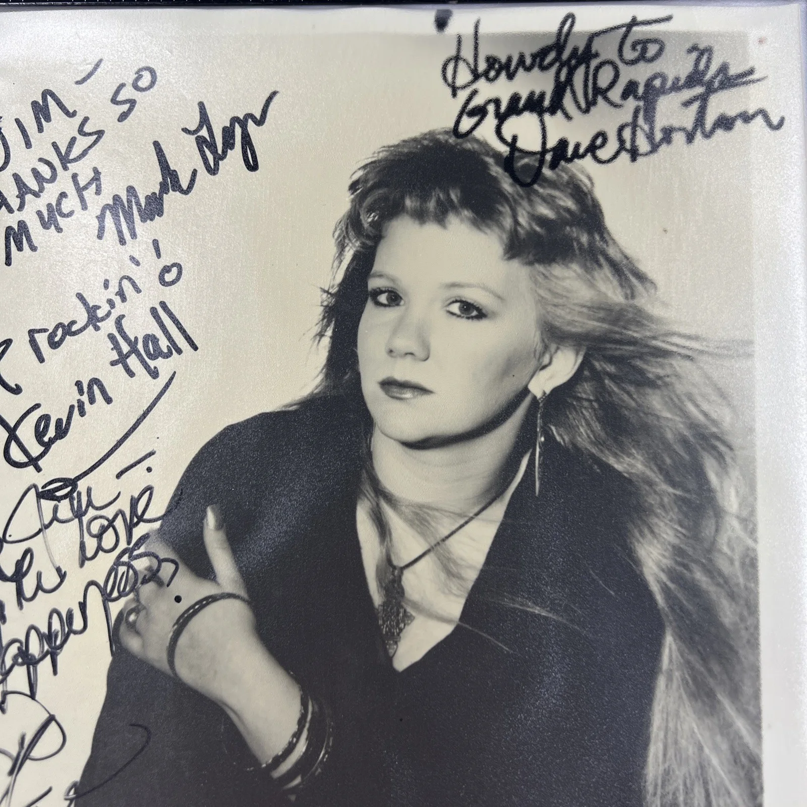 Keri Leigh & the Blue Devils 8x10 Press Photo Signed, William Morris Agency NY, изображение 3