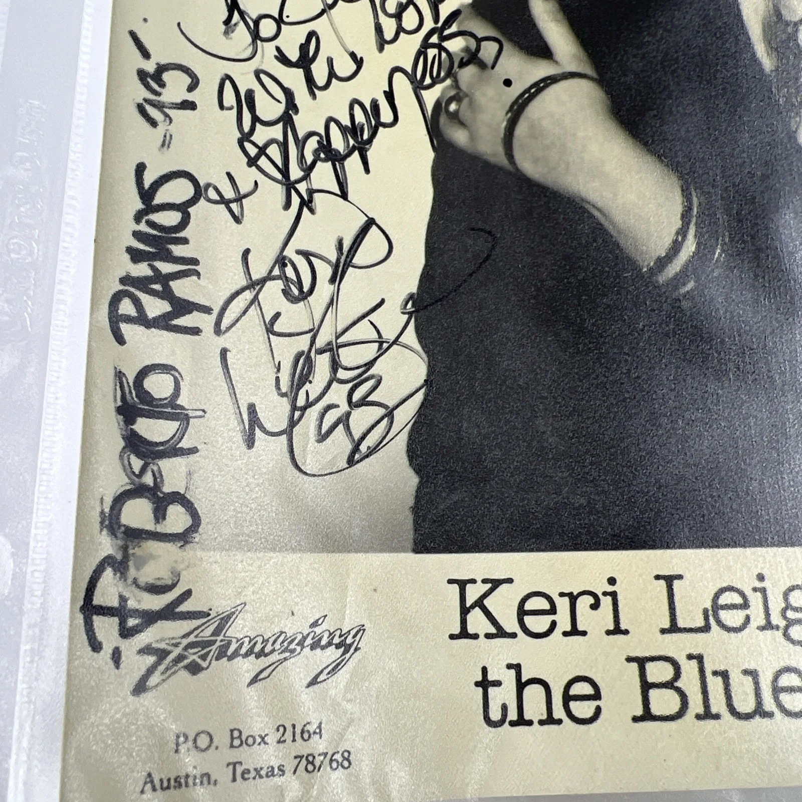 Keri Leigh & the Blue Devils 8x10 Press Photo Signed, William Morris Agency NY, изображение 5