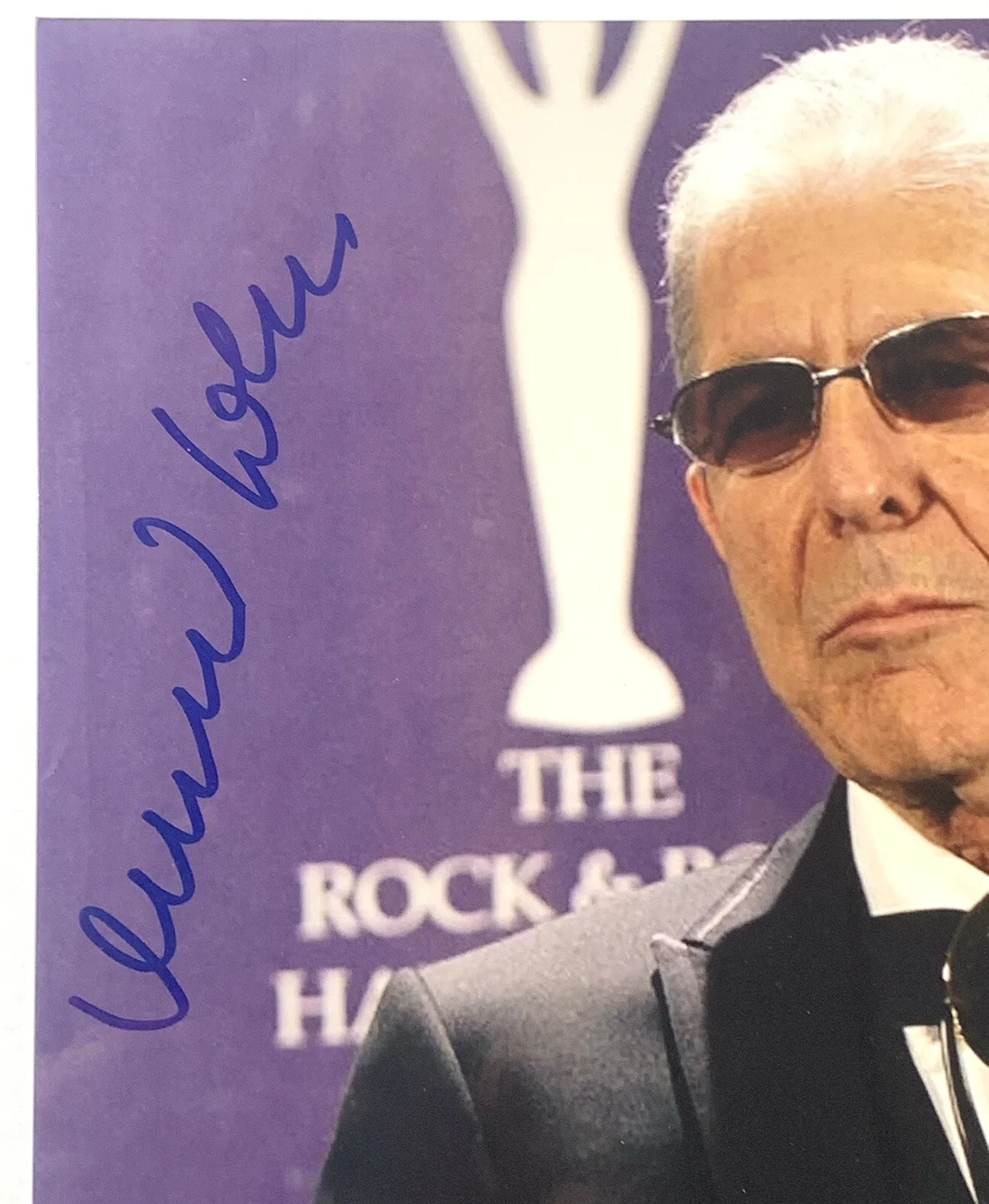 Leonard Cohen signed Photo 11x14 inch Rock N Roll HOF psa dna coa, изображение 2