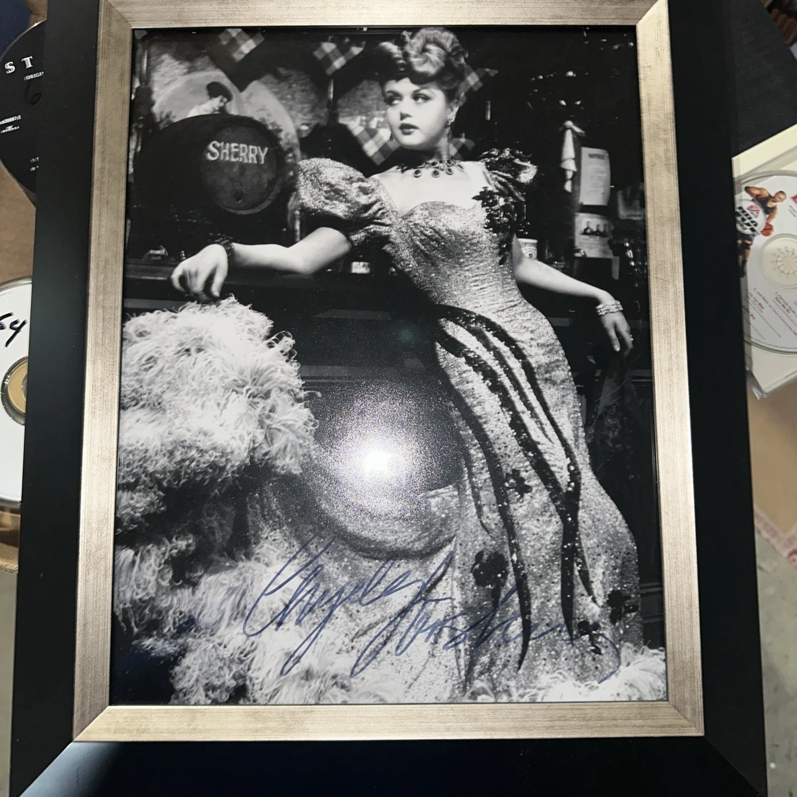 Angela Lansbury — Angela Lansbury Autographed Photo, Framed— No COA