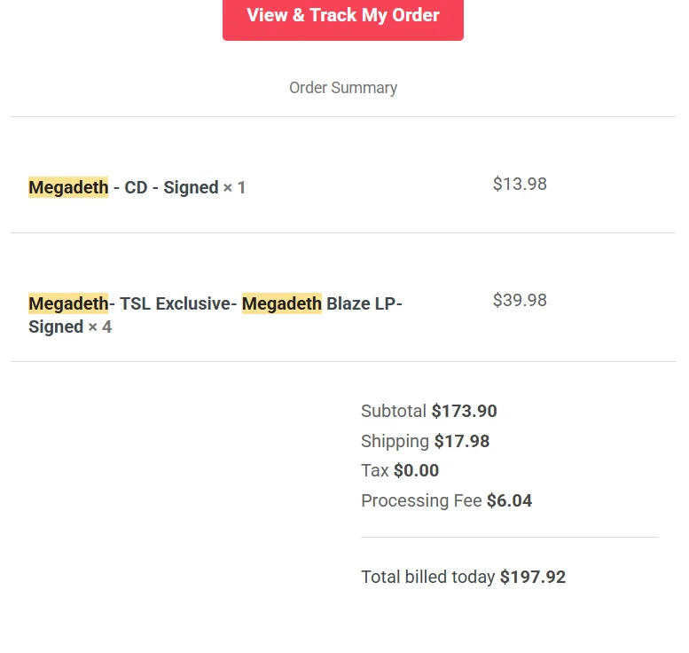 Megadeth Self Titled BAND SIGNED CD 2026 AUTOGRAPHED Talk Shop SOLD OUT, изображение 2