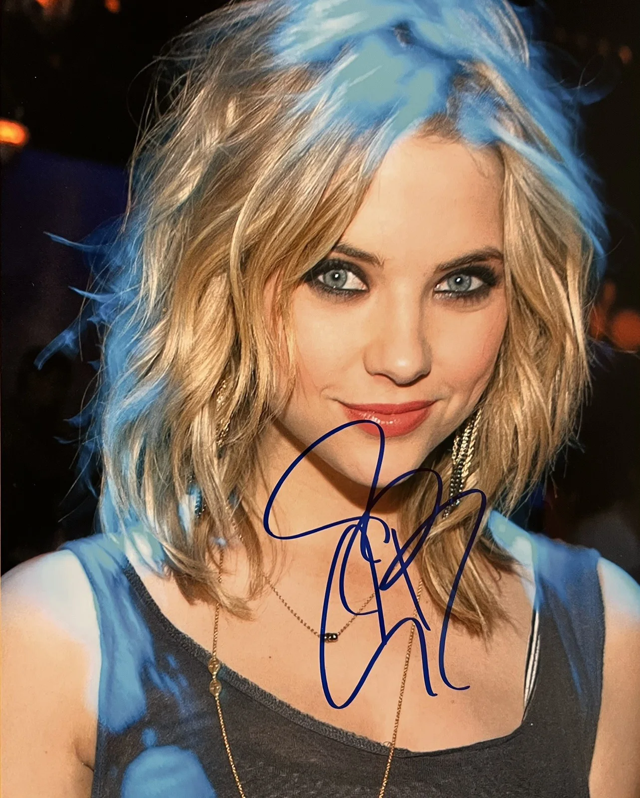 Ashley Benson — Ashley Benson Signed Photo With COA Autograph Pretty Little Liars Mob Land