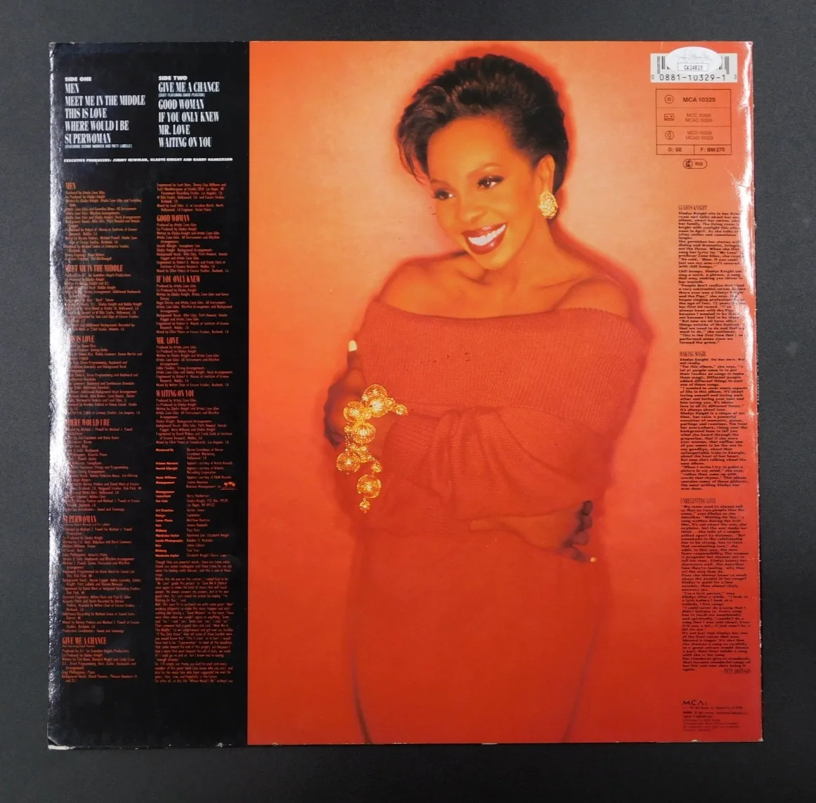 Gladys Knight Signed/Autographed Vinyl JSA COA Good Women, image 3