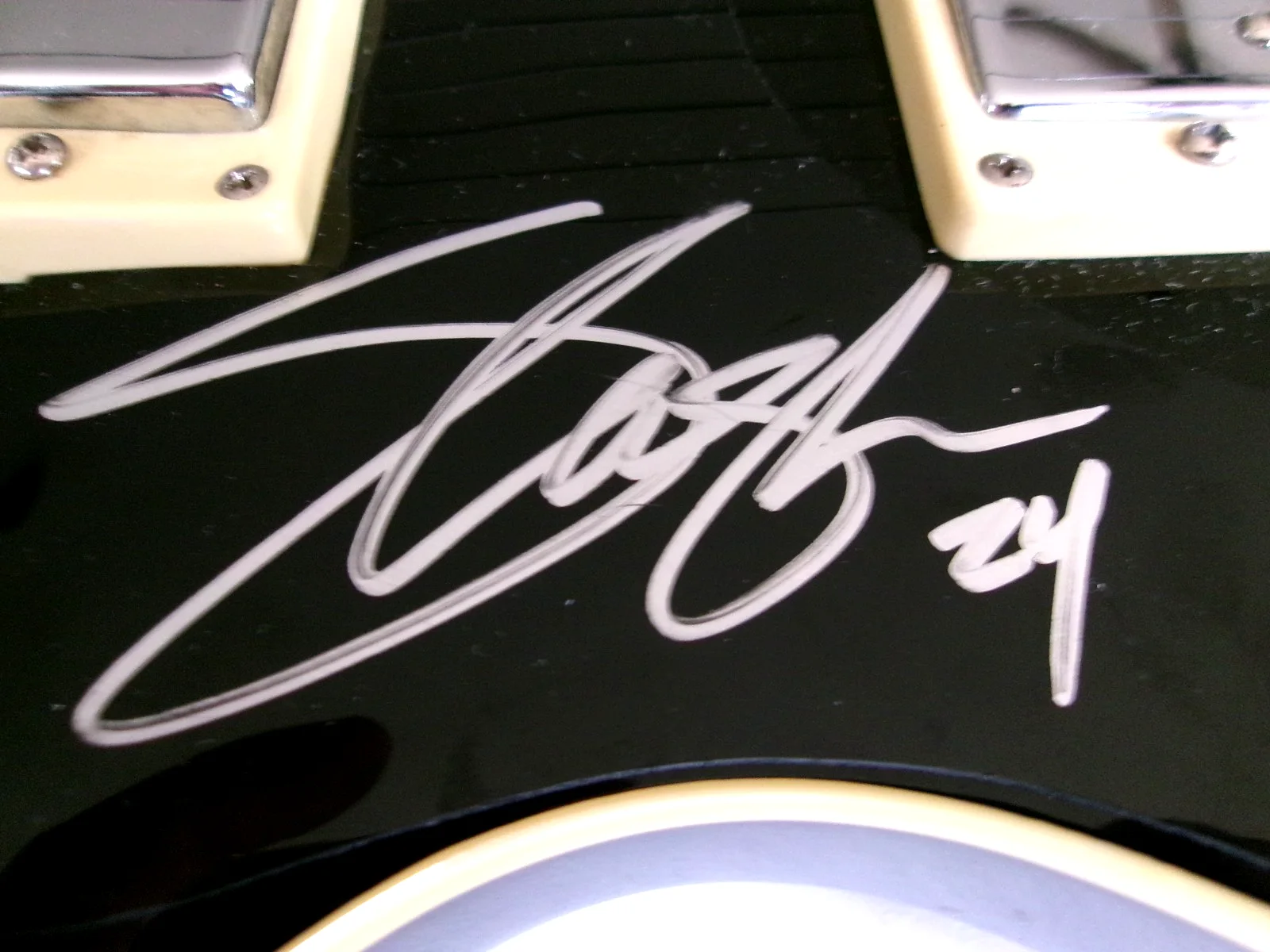 SLASH SIGNED GIBSON EPOCH ELECTRIC GUITAR AUTHENTICATED PAAS COA, image 2
