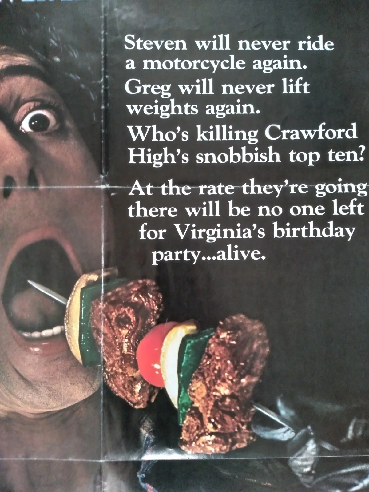 Happy Birthday to Me original movie 1981 poster US one sheet, изображение 2