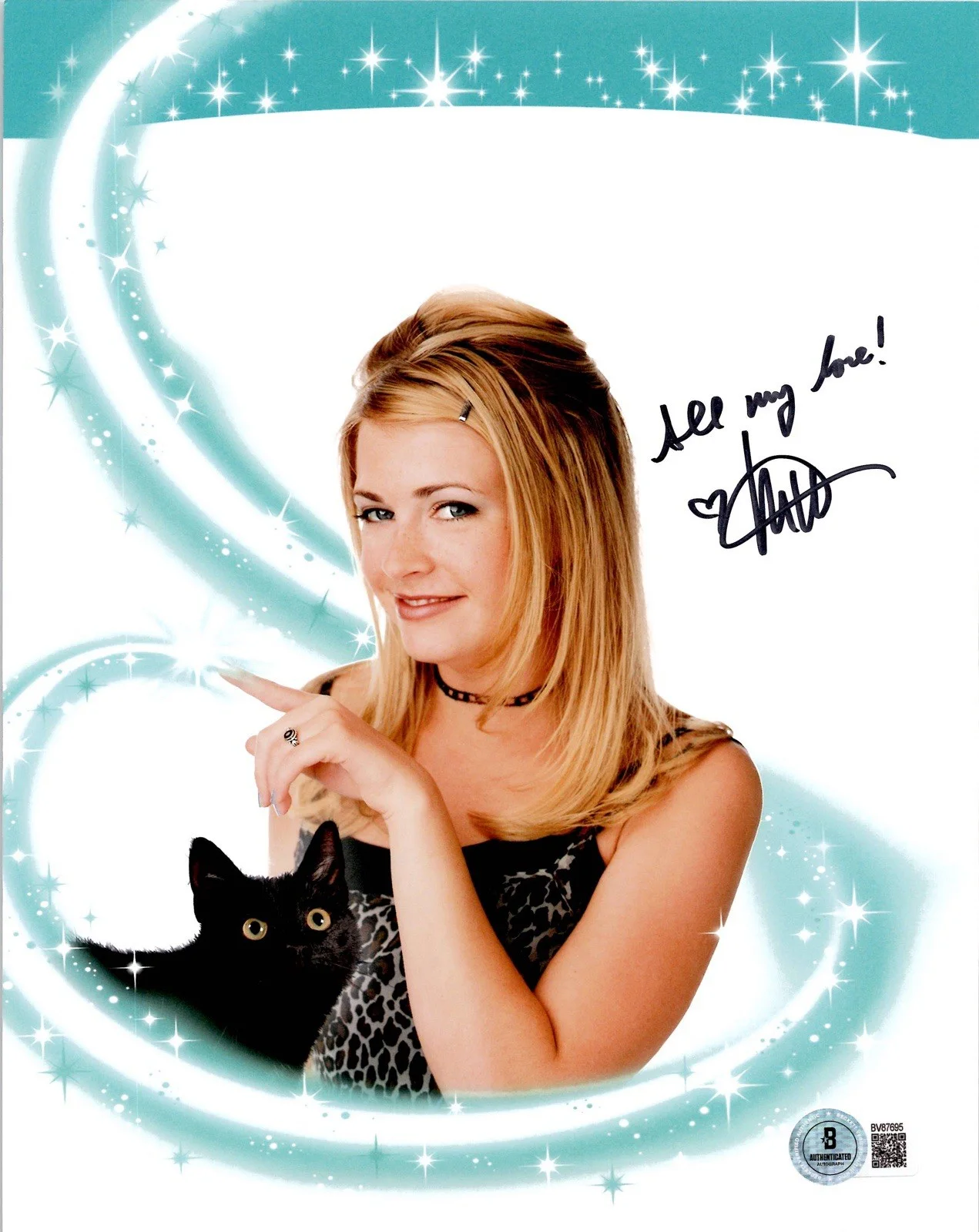 Melissa Joan Hart — MELISSA JOAN HART SIGNED AUTOGRAPH 8X10 PHOTO SABRINA TEENAGE BECKETT BAS COA