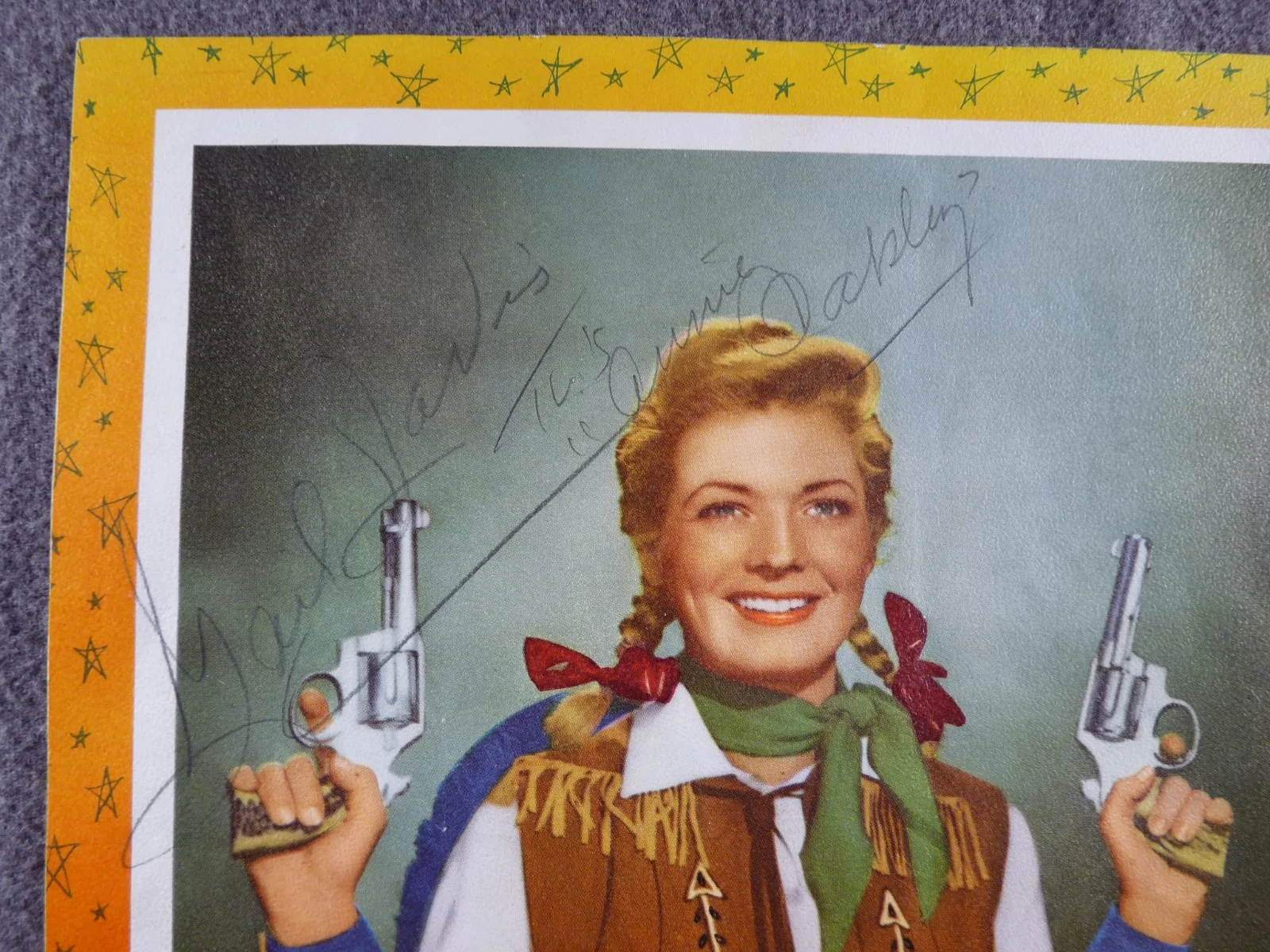 Gene Autry And Annie Oakley Authentic Signed Souvenir Program, image 4