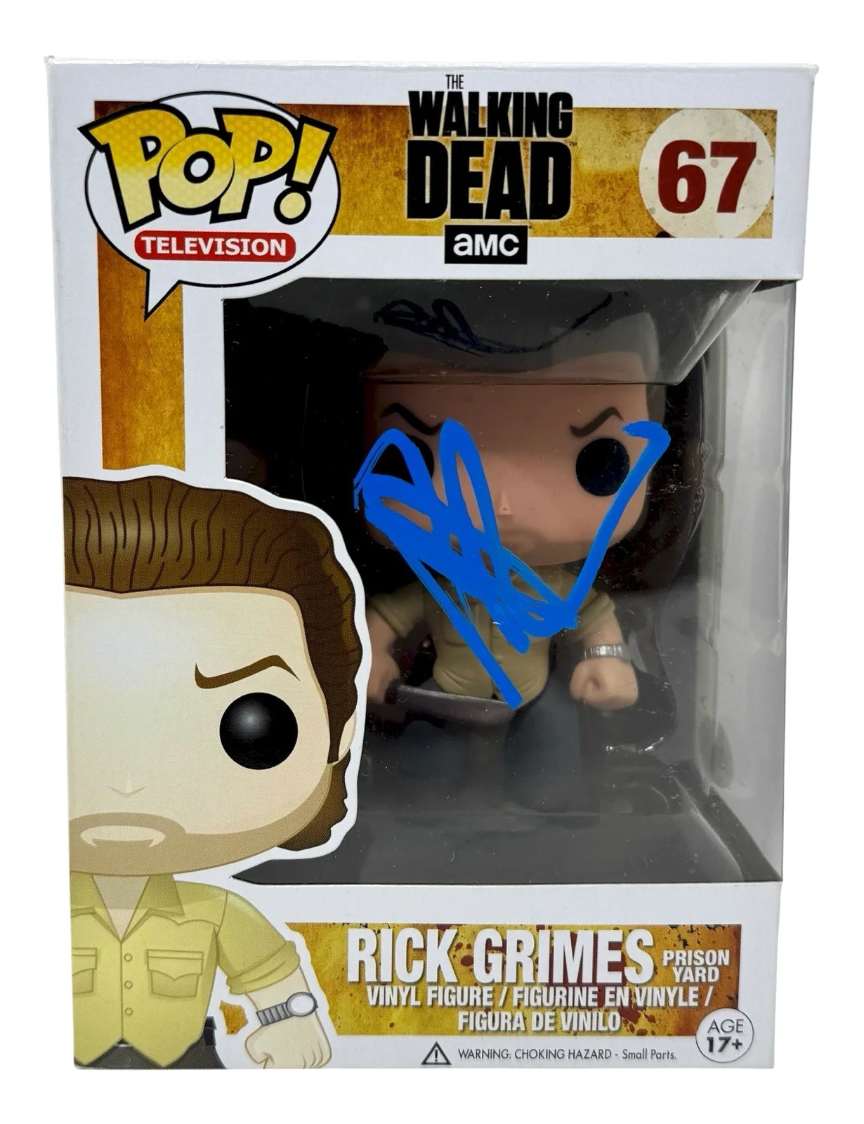 Andrew Lincoln — Andrew Lincoln Signed The Walking Dead Rick Grimes Funko Pop Autograph JSA COA