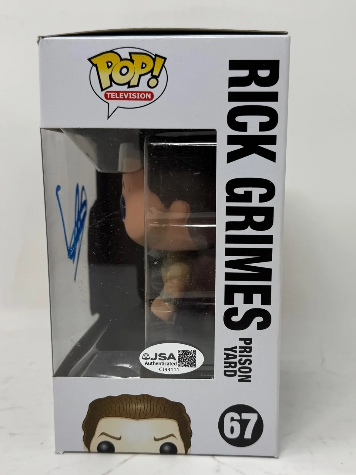 Andrew Lincoln — Andrew Lincoln Signed The Walking Dead Rick Grimes Funko Pop Autograph JSA COA, image 4