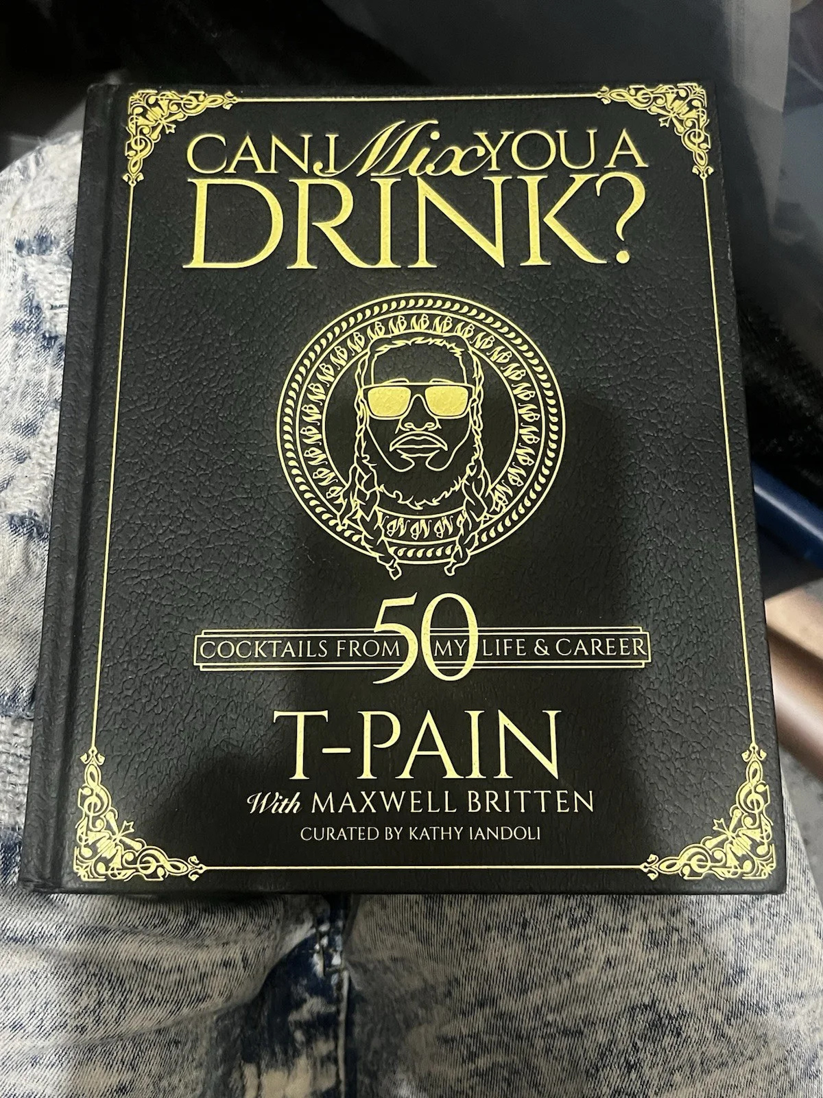 T-Pain Signed Autographed Hardcover Book Can I Mix You a Drink? JSA, изображение 3