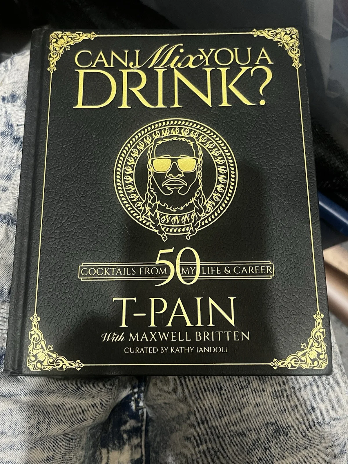T-Pain Signed Autographed Hardcover Book Can I Mix You a Drink? JSA, изображение 4