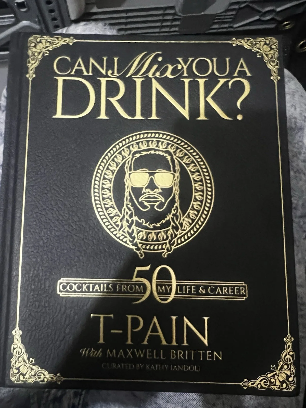 T-Pain Signed Autographed Hardcover Book Can I Mix You a Drink? JSA, изображение 5
