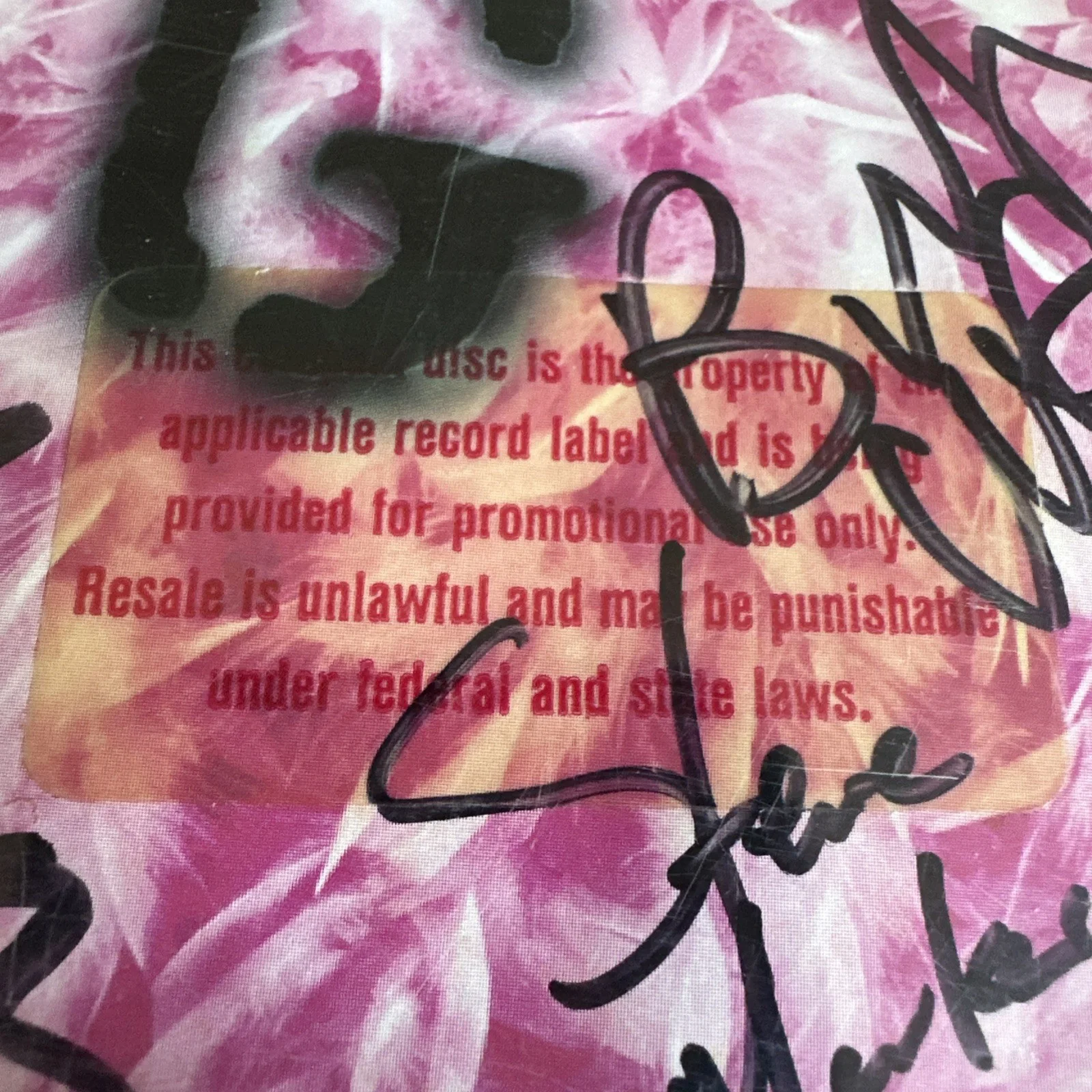 Garbage By Garbage Band Signed Promo 1995 Authentic, image 3