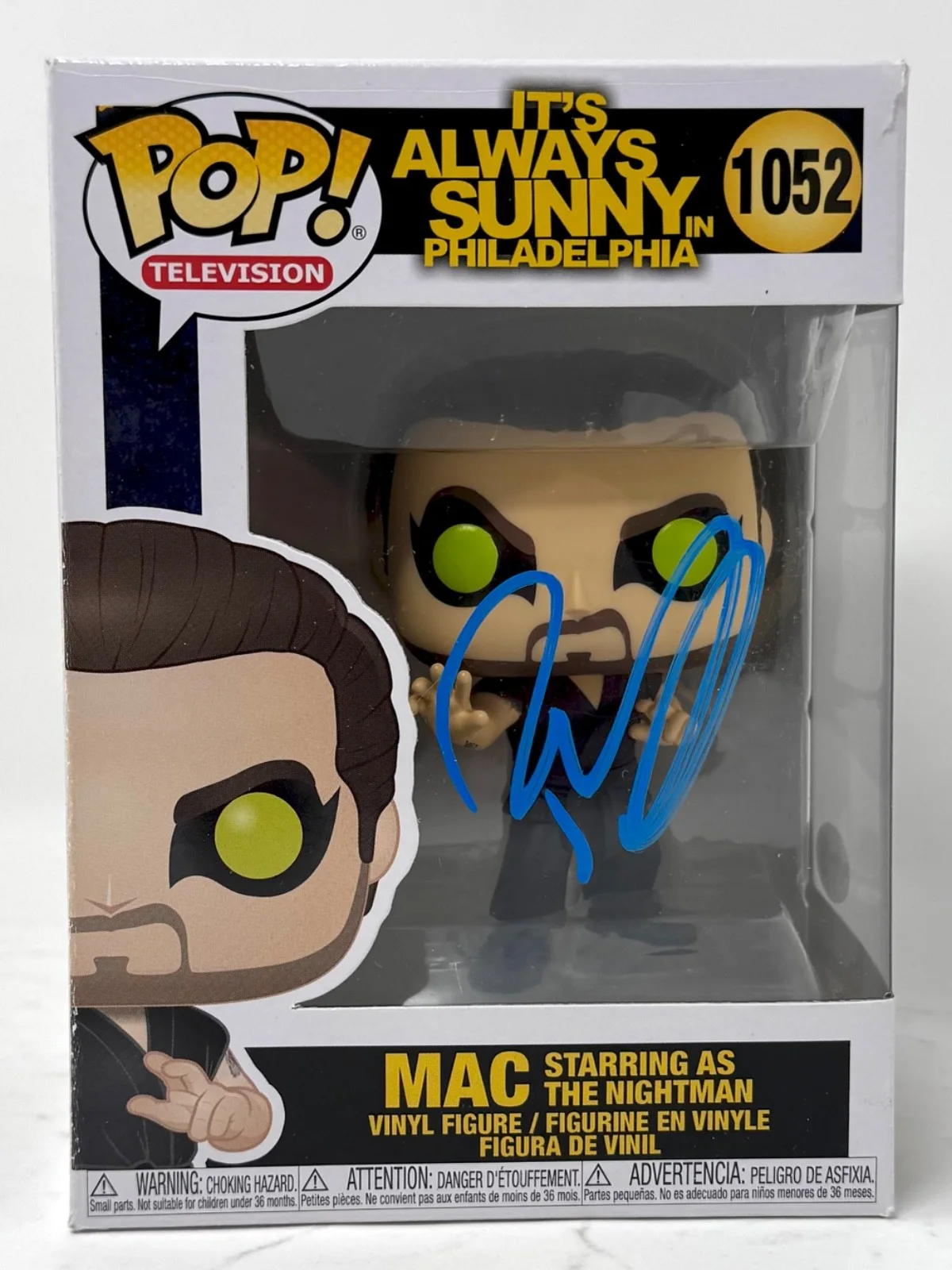 Rob McElhenney — Rob McElhenney Signed It's Always Sunny In Philadelphia Mac Funko Pop JSA COA, изображение 2