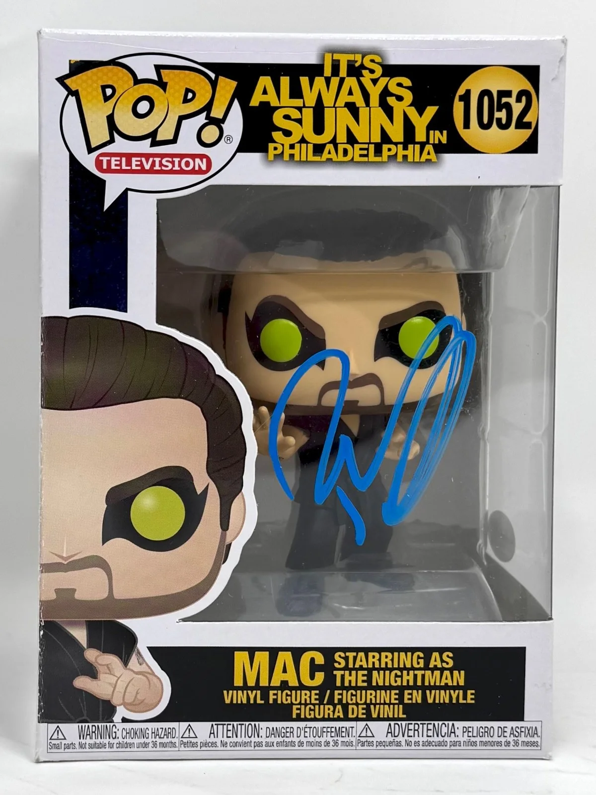 Rob McElhenney — Rob McElhenney Signed It's Always Sunny In Philadelphia Mac Funko Pop JSA COA, изображение 3