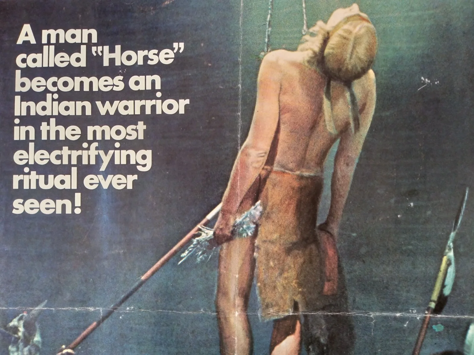 A Man Called Horse original movie 1970 poster US 1/2 one sheet, image 2