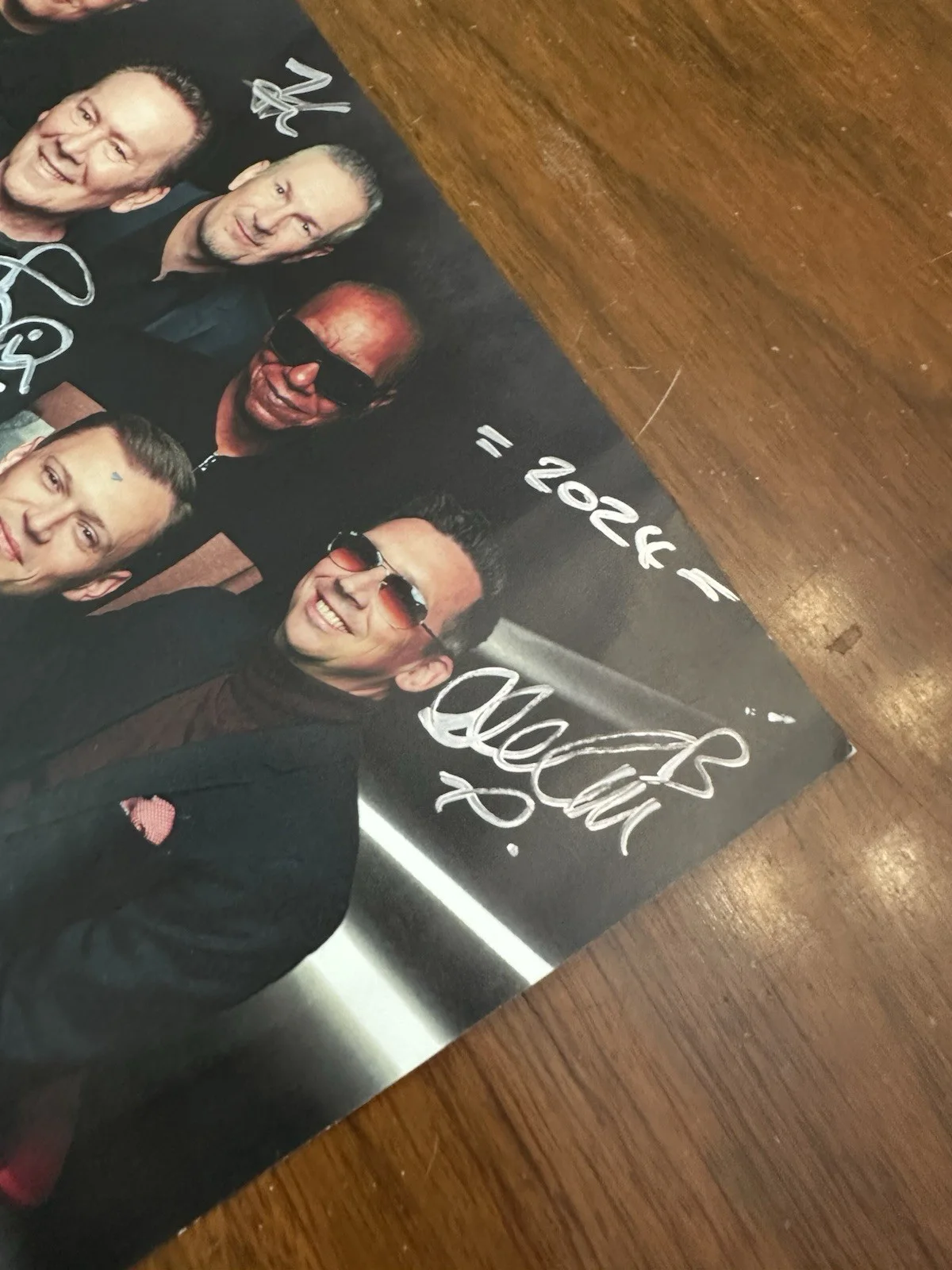UB40 REGGEA BAND autographs, signed Mini Poster - Very Cool! Hand Dated 2024, image 4