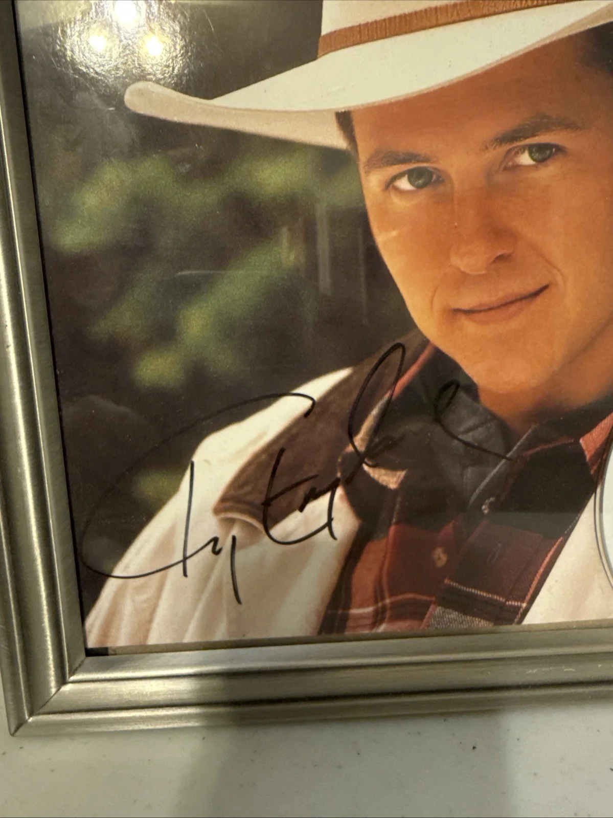 TY ENGLAND AUTOGRAPH COUNTRY SINGER SHOULD'VE ASKED HER FASTER SIGNED PHOTO & CD, изображение 2