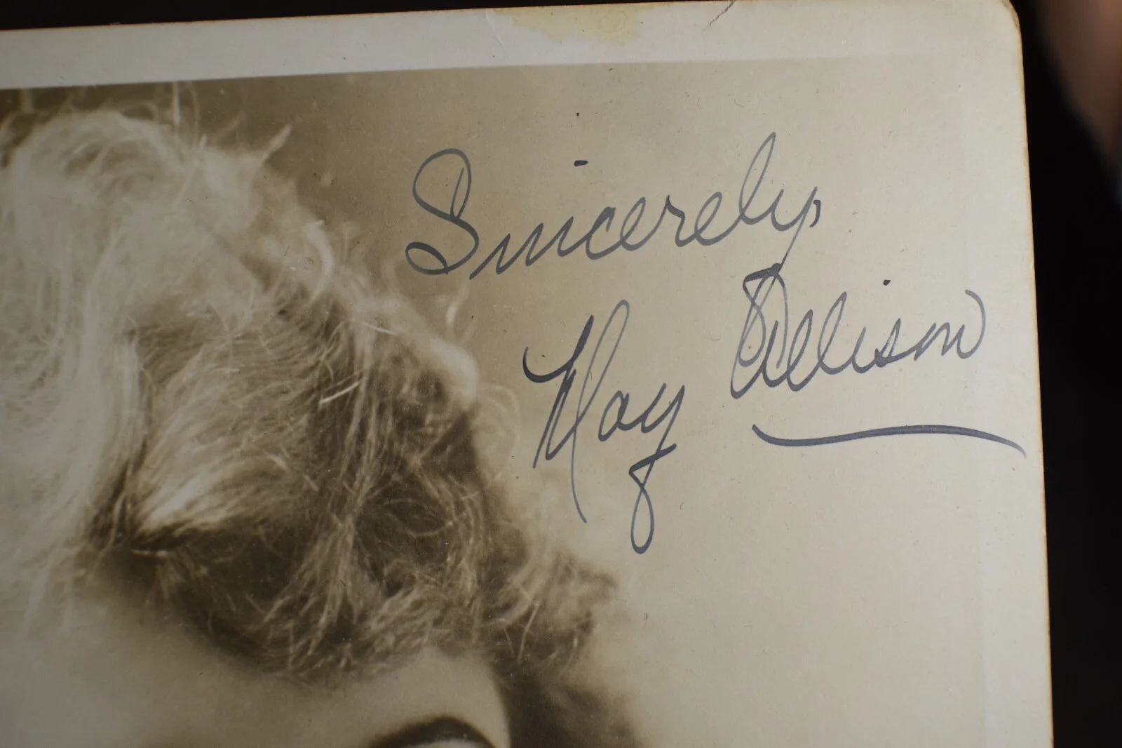 May Allison Autographed Photo, image 3