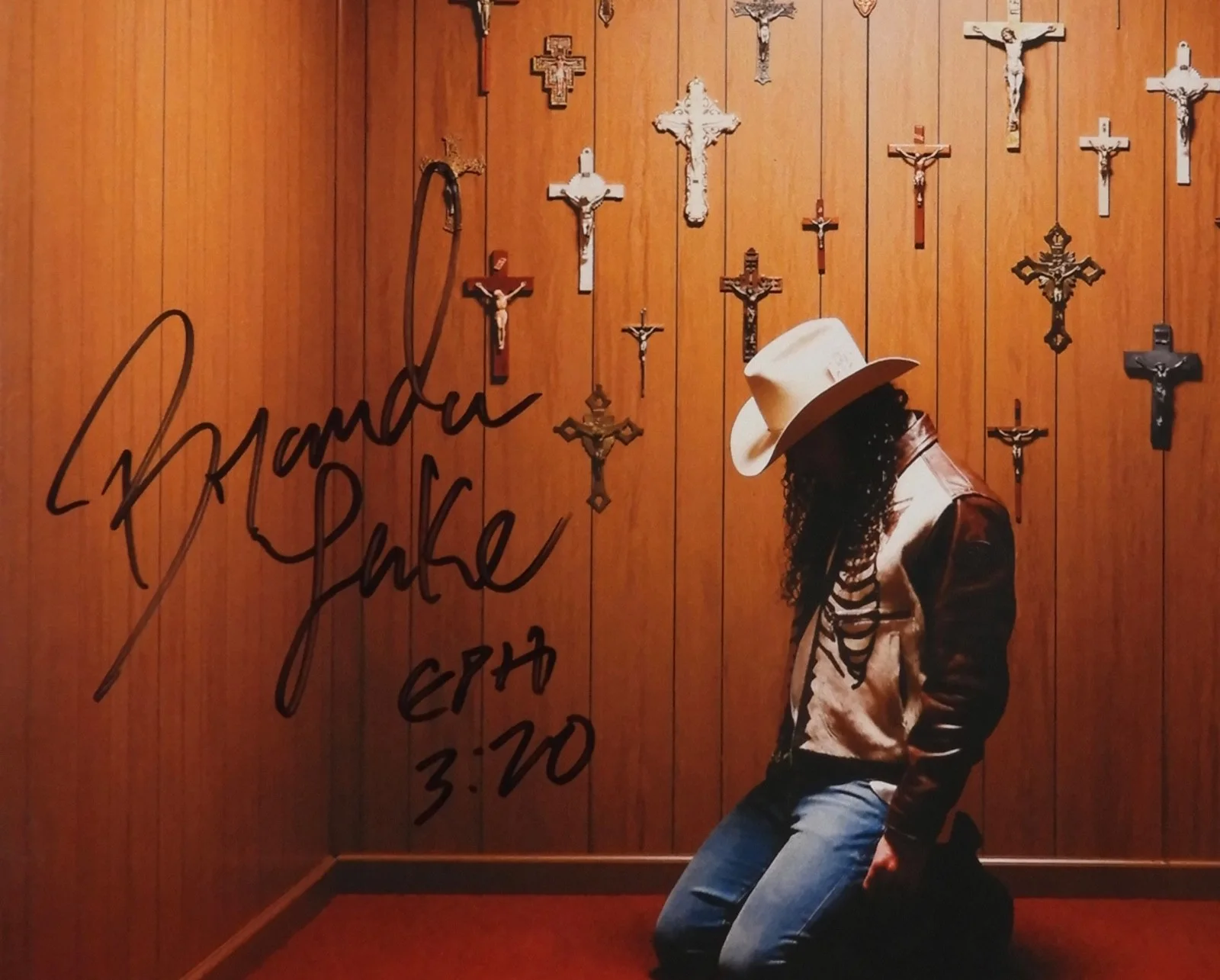 Brandon Lake JSA Signed Autograph King Of Hearts Album Vinyl Record, изображение 2