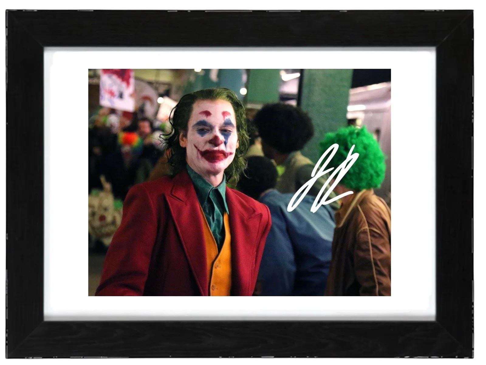 Joaquin Phoenix Signed Autograph PHOTO Pre Print 6x4/A4/ Framed Batman the Joker, изображение 2